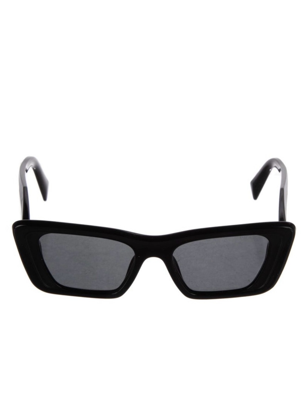 Prada Black Rectangular Cat-Eye Sunglasses for Women includes case
